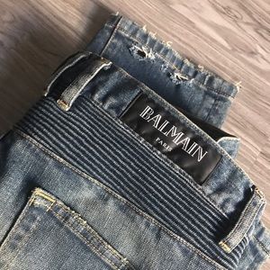 real vs fake balmain jeans